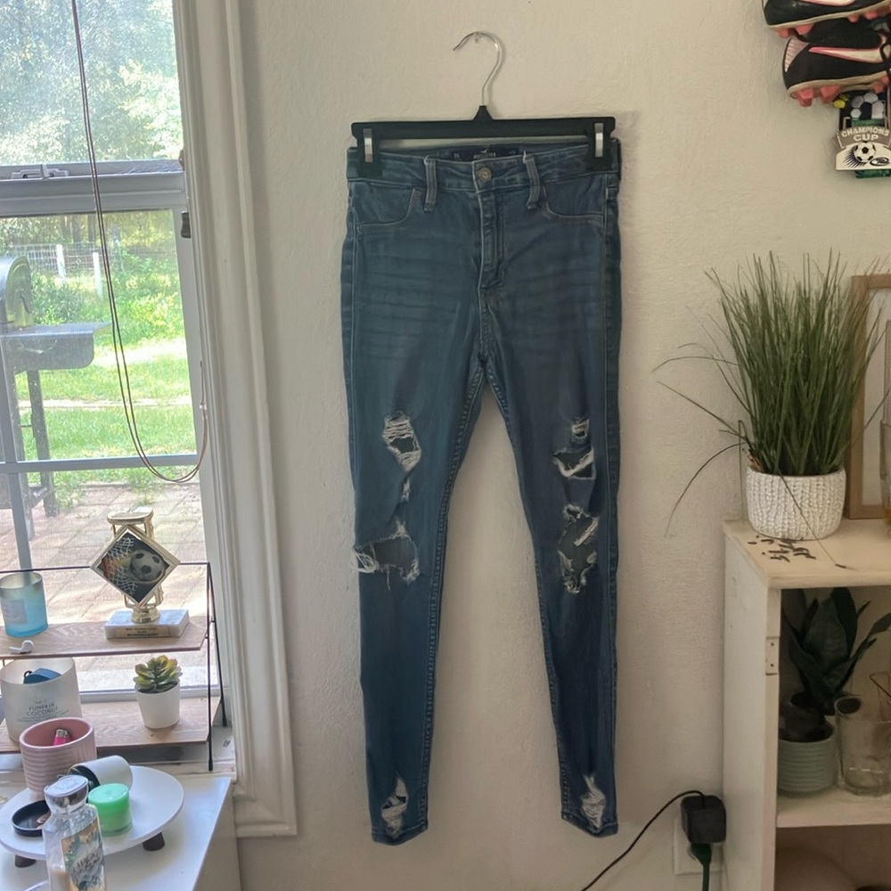 holster ripped skinny jeans